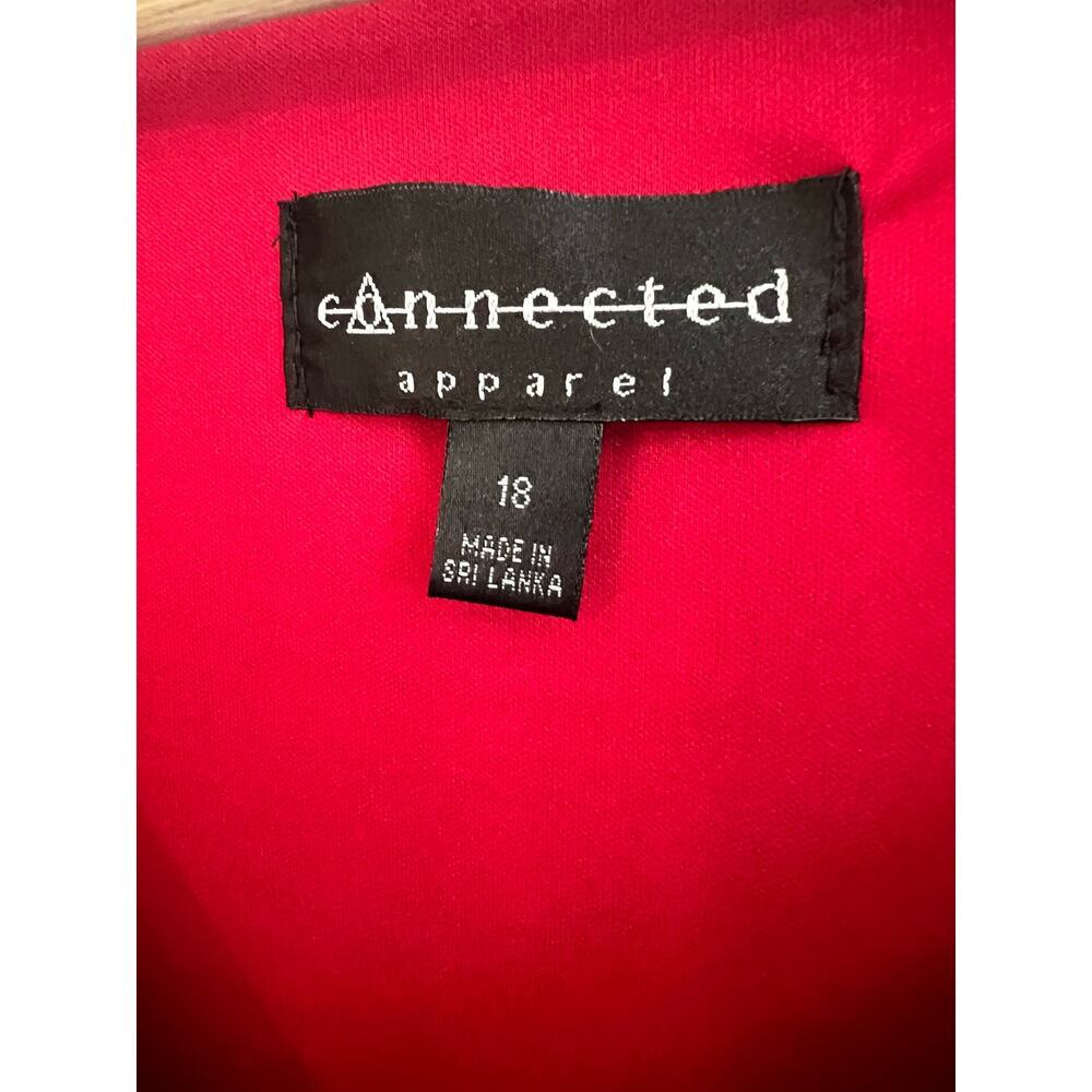 CONNECTED APPAREL LAYERED SLEEVELESS PARTY DRESS SIZE 18 NWT - Picture 4 of 7